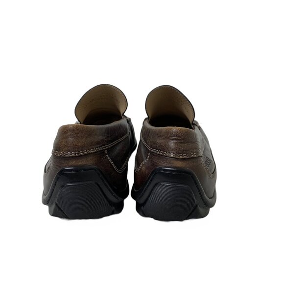Ecco Men’s Classic 2.0 Moc in Coffee Brown Old Money Leather Loafers - Size 10 - Picture 2 of 9